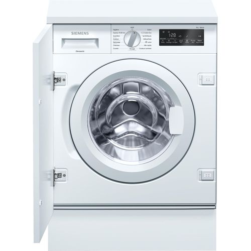 Siemens iQ700 WI14W540FF - Machine à laver - intégré - largeur : 59.6 cm - profondeur : 57.4 cm - hauteur : 81.8 cm - chargement frontal - 53 litres - 8 kg - 1400 tours/min - blanc