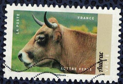 France 2017 Oblitéré Used Salon International De L'agriculture Vache Aubrac