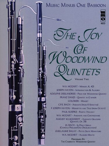 The Joy Of Woodwind Quintets - Volume Two: Music Minus One Bassoon