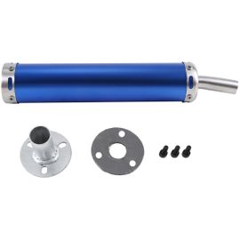 Tail Throat Tuyau D'échappement Silencieux Bend Tail Pipe Fournitures Bleu