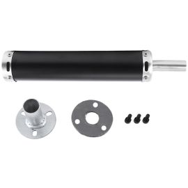 Tail Throat Tuyau D'échappement Silencieux Bend Tail Pipe Fournitures Noir