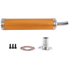 Tail Throat Tuyau D'échappement Silencieux Bend Tail Pipe Fournitures Or