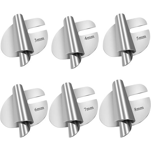 KAL-Lot De 6 Pieds De Biche À Ourlet Enroulés Universels Pour Coudre Ourlet Étroit Machine À Coudre Ourlet Étroit Machine À Coudre Accessoires De Couture