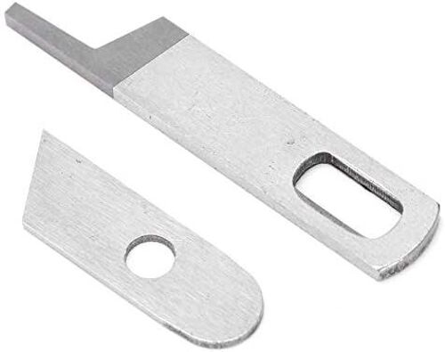 KAL-Lame De Machine À Coudre Surjeteuse Ménagère Multifonctionnelle Ensemble De Couteaux Supérieur Et Inférieur Raccord Pour Machine À Coudre Chanteur