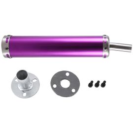 Tail Throat Tuyau D'échappement Silencieux Bend Tail Pipe Fournitures Violet