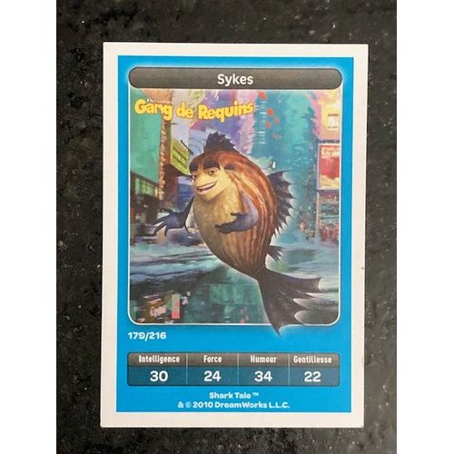 Carte Carrefour Dreamworks - Gang Des Requins - Sykes 179/216