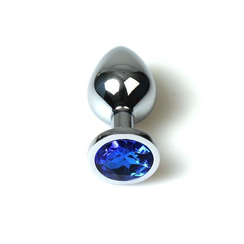 Plug Bijou - S - Argent - Bleu