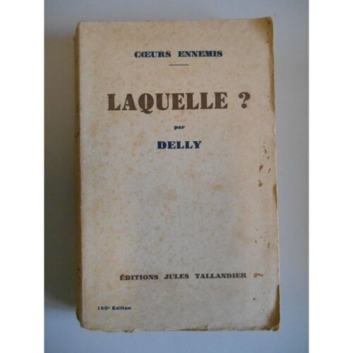 Laquelle? Coeurs Ennemis / Delly / Réf37842