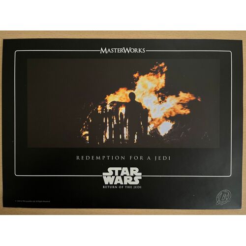 Affiche - Star Wars - Resemption For A Jedi - 21x29,7cm - Poster - Envoi En Tube