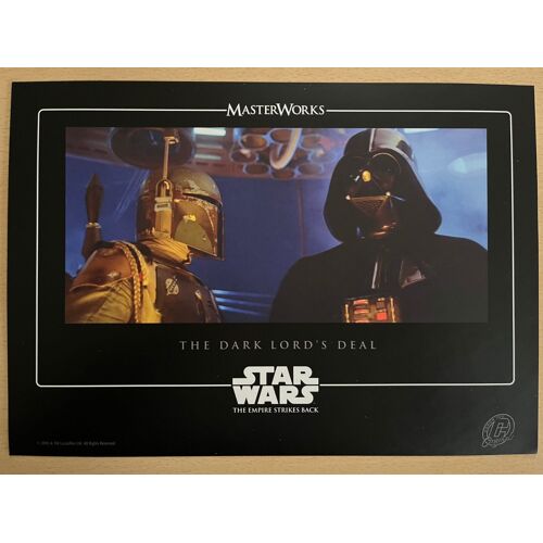 Affiche - Star Wars - The Dark Lord's Deal - 21x29,7cm - Poster - Envoi En Tube