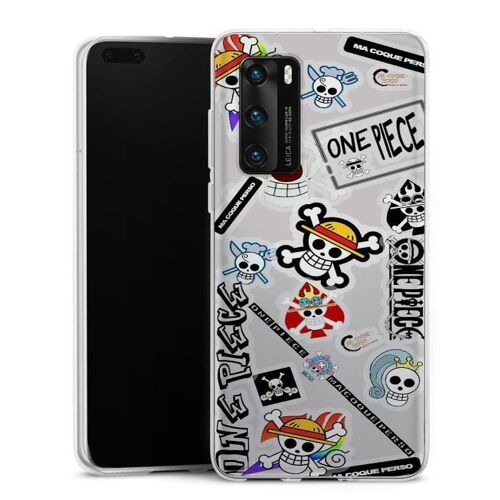 Coque Silicone Huawei P40 One Piece Stickers
