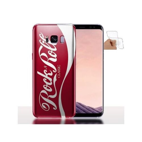 Coque Gel Souple S8+ Rock & Roll|Coque Téléphone Silicone|Antichocs|Incassable