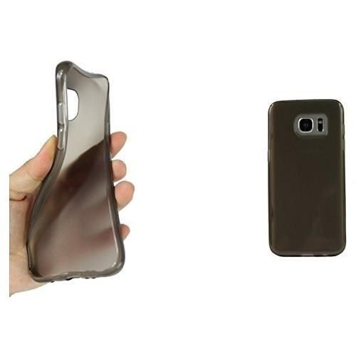 UNIFORMATIC Coque de protection pour téléphone portable Samsung Galaxy S7 edge - polyuréthane thermoplastique - Noir