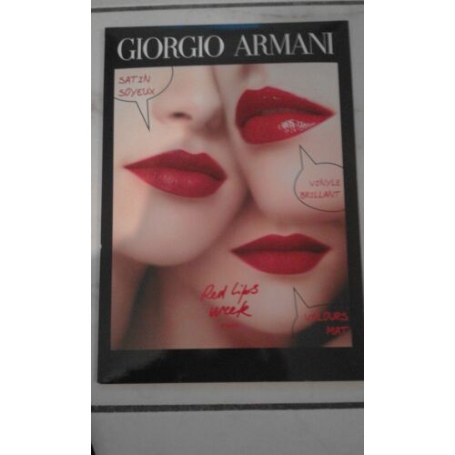 Affiche Giorgio Armani.