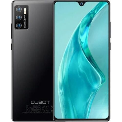 Cubot P50 15,8 cm (6.2") Double SIM hybride Android 11 4G USB Type-C 6 Go 128 Go 4200 mAh Noir