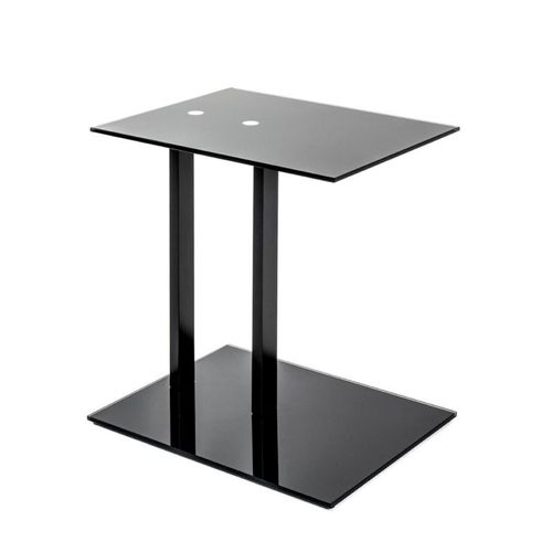 Paris Prix - Table D'appoint Design "Epox" 50cm Noir
