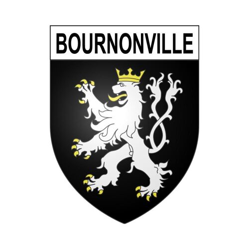 Bournonville 62 Ville Sticker Blason Écusson Autocollant Adhésif - Taille : 17 Cm