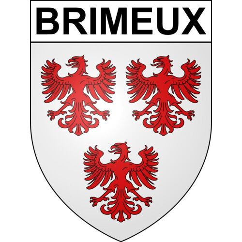 Brimeux 62 Ville Sticker Blason Écusson Autocollant Adhésif - Taille : 40 Cm