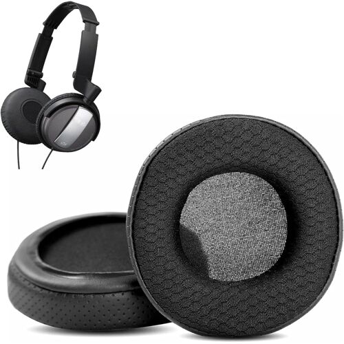 KAL-Coussinets Auriculaires Compatibles Avec Sony Mdr-Nc7 Mdr Nc7 Mdr-Nc8 Mdr Nc8 Casques Coussin De Remplacement (Cuir Respirant/Tissu Durable Et Mousse À Mémoire)