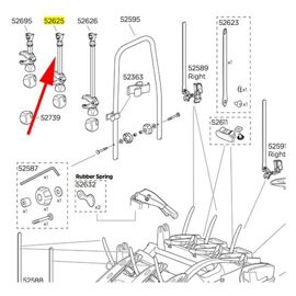 Branche Vélo Courte Thule Pour Porte-Vélos Velocompact 925