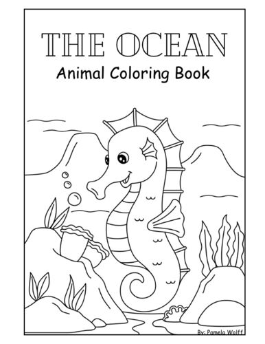 The Ocean: Animal Coloring Book