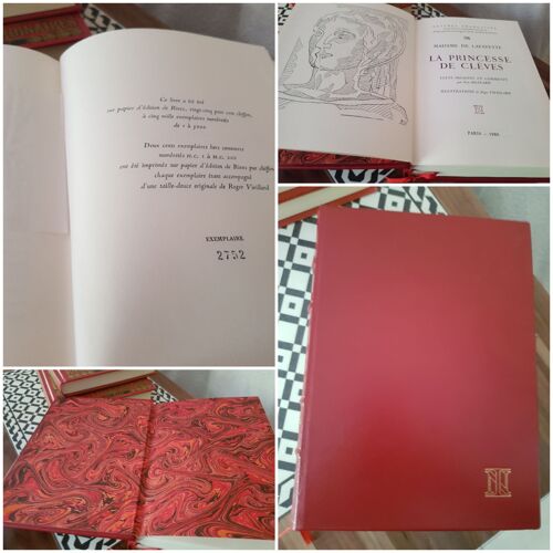 La Princesse De Clèves De Madame De La Fayette Édition Numérotée 2752 Collection De L'imprimerie Nationale