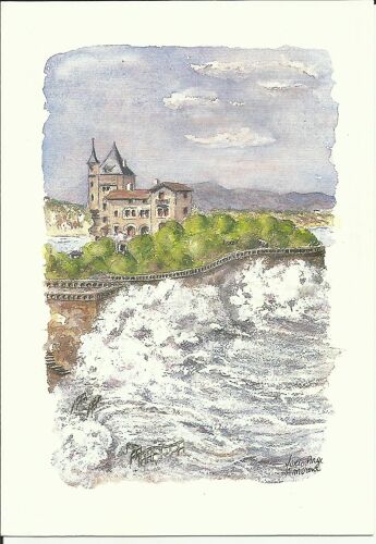 Biarritz Aquarelle De Marie-Ange Amorena