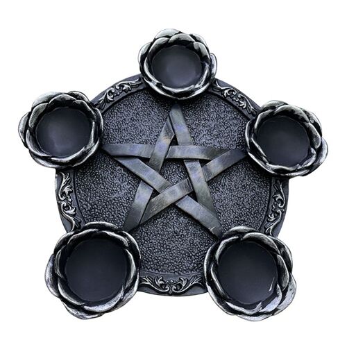 Présentoir De Rangement De Boules De Cristal En Résine, Porte-Bougie Pentagramme, Porte-Tasse Pour La Maison, Chambre À Coucher, Salon, Divination