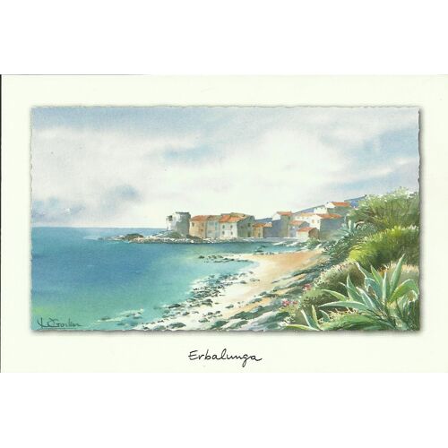 Erbalunga (Aquarelle De Nicole Gorlier)