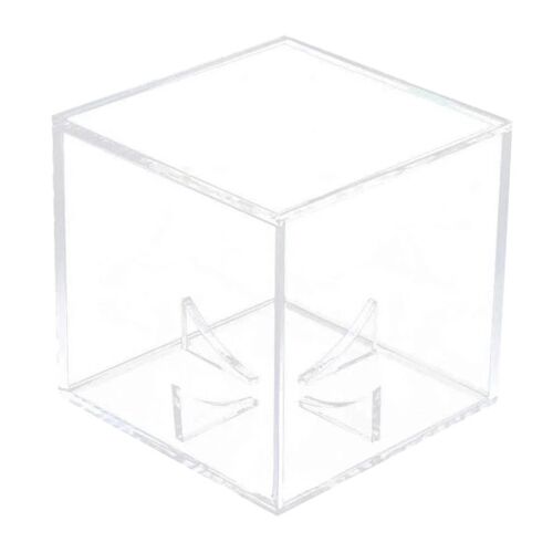 Boîte Carrée De Baseball Durable, Fournitures De Sport, Autographe, Protection De Balle, Boîte Acrylique Transparente Protégée Contre Les Uv, 3 Pouces