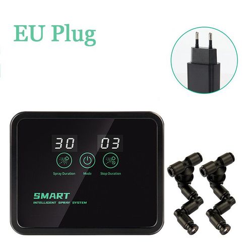 Brumisateur intelligent pour reptiles,humidificateur de terrariums,minuterie électronique,brumisateur automatique,système de pulvérisation de forêt tropicale,kit de contrôle d'arrosage- Type EU Plug#A