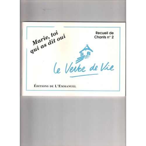 Marie Toi Qui As Dit Oui Livret