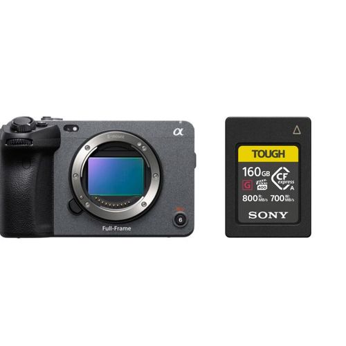 Sony FX3A 10.2 mpix plein format Cinema Line Boîtier + carte mémoire Sony CFexpress Type A TOUGH 160 Go