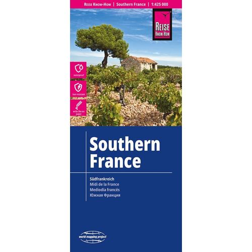 Reise Know-How Landkarte Südfrankreich / Southern France (1:425.000)