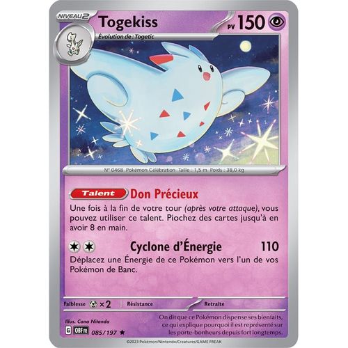 Togekiss - Holo - 085/197 - Flammes Obsidiennes