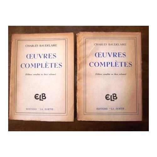Oeuvres Complètes - Deux Volumes