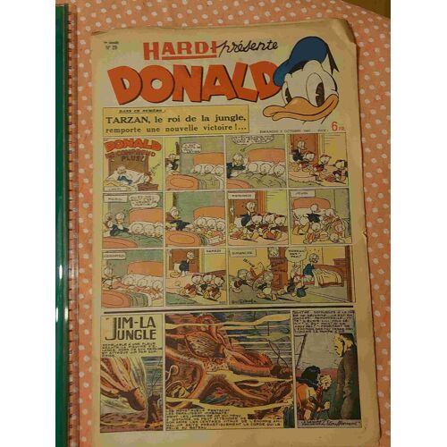 Hardi Présente Donald N°29 - 5 Octobre 1947 - Donald Sait Tout -Donald (Hardi Présente) - Pim Pam Poum - Professeur Top - Knerr Harold - Jeune Pilote / Taliaferro Al, Karp Bob, Waiss George