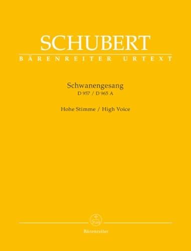 Schwanengesang D.957 / D.965a - High Voice / Recueil