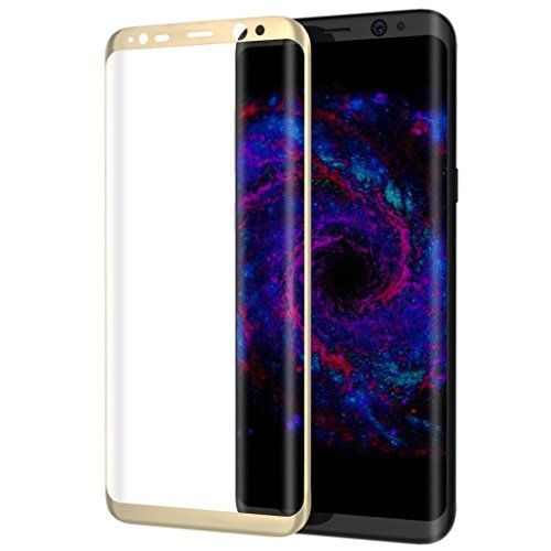 Film Verre Trempé Pour Samsung Galaxy S8 Incurvé Or