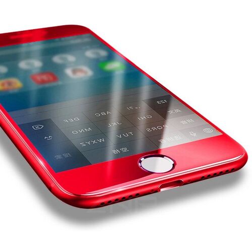Film Verre Trempé Incurvé Pour Iphone 6/6s Intégral Rouge 5d