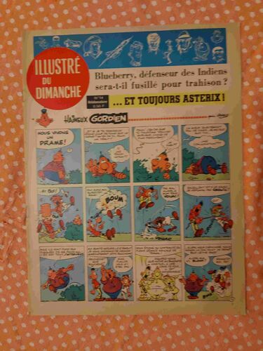 Illustré Du Dimanche N°14 -Hebdomadaire-23 Avril 1967-G.Dargaux-M.Venet-Y.Krier-R.Goscinny-M.Poulbot-J.M.Charlier-A.Uderzo-Dargaud S.A-Greg Michel-Parras Antonio-Duchâteau A.P-Segret Serge-Greg Michel