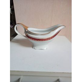 Saucière En Porcelaine De Sologne France Longueur 22 Cm
