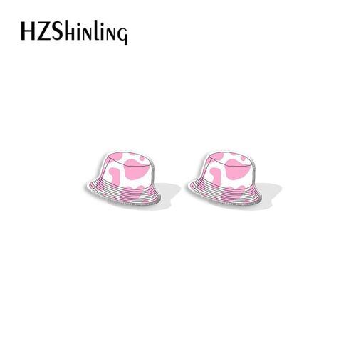 Boucles D'oreilles À Motif De Chapeau Seau De Lait De Dessin Animé, Boucles D'oreilles À La Mode En Acrylique, Résine Époxy, Bijoux Pour Femmes, Été 2022