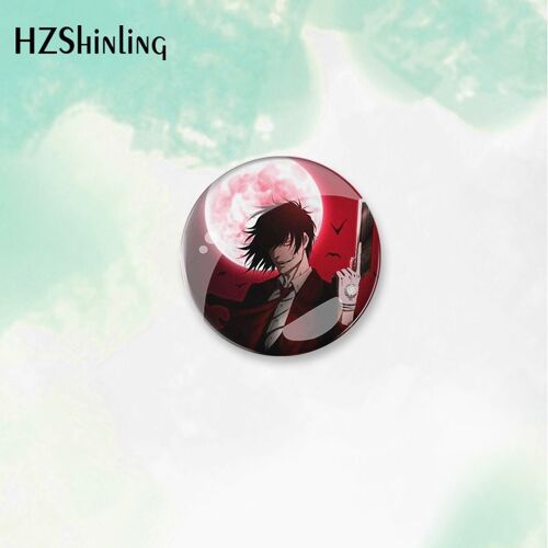 Broche À Motif Pentagramme Hellsing Alucard, Bouton Rond, Insigne Pour Vêtements, Décoration De Sac À Dos, Épingle À Bijoux, 2023