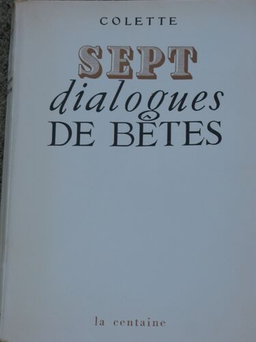 Sept Dialogues De Bêtes