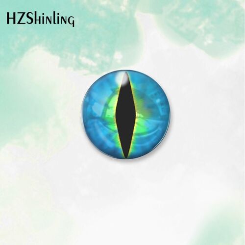 Broche Insigne De Bouton Rond Des Yeux De Dragon, Épingle De Décoration De Sac À Dos De Vêtements, Bijoux