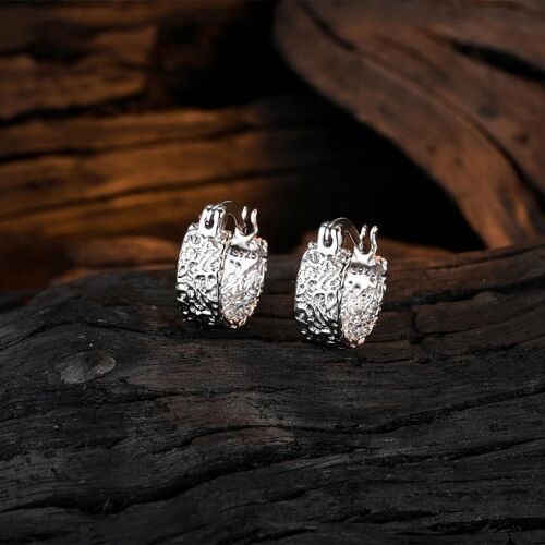 Huggie ¿ Boucles D'oreilles En Forme De Cerceau Pour Hommes, Minimaliste, Chiffres Romains, Mode Couple, Hypoallergénique, Mode Hip Hop, Bijoux Fins