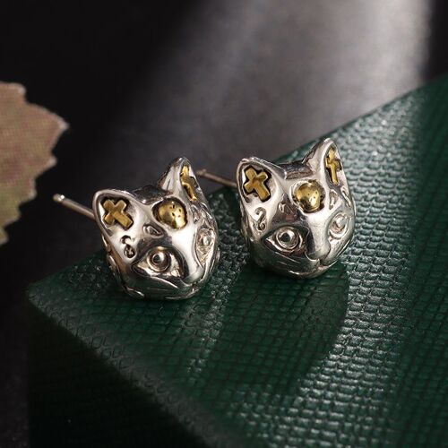 Boucles D'oreilles Chat Délicates Et Mignonnes Pour Femme, Accessoire Anti-Allergie, Animal Personnalisé, Cadeau Pour Amoureux