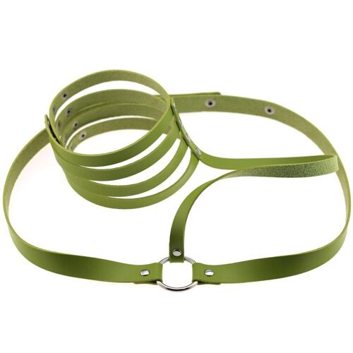 Chaîne De Corps En Cuir Pu Sfp Pour Femme, Bondage, Fête Gothique, Mode, Licou, Tenues De Festival, Accessoires De Bijoux Punk