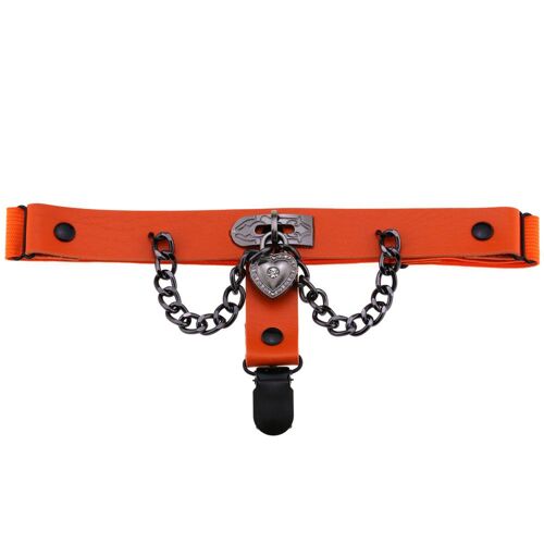 Ceinture De Cuisse En Cuir Pour Femmes Et Filles, Sfp, Noir, Cosplay, Punk Rock, Sexy, Coeur, Jambe, Accessoires De Mode